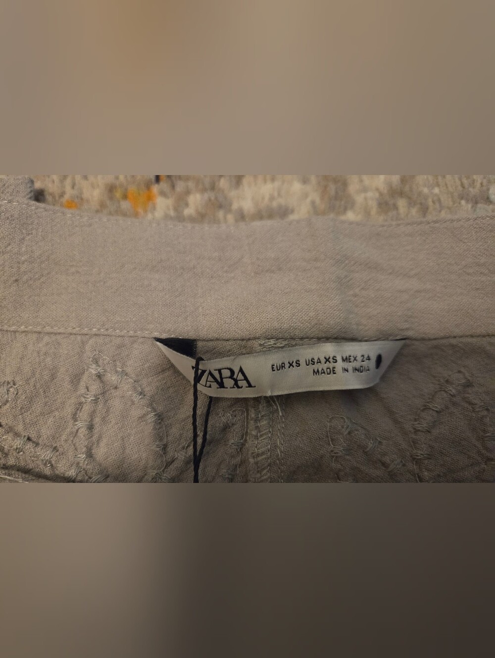 Zara Grey-Beige Women’s Pants - Picture 4 of 8